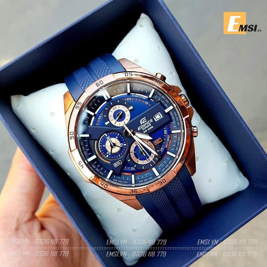Edifice EFR-556PC-2AVUDF - Đồng Hồ Nam - Pin / Quartz - Kính Khoáng - Size Mặt 48.7mm - Emsi.vn
