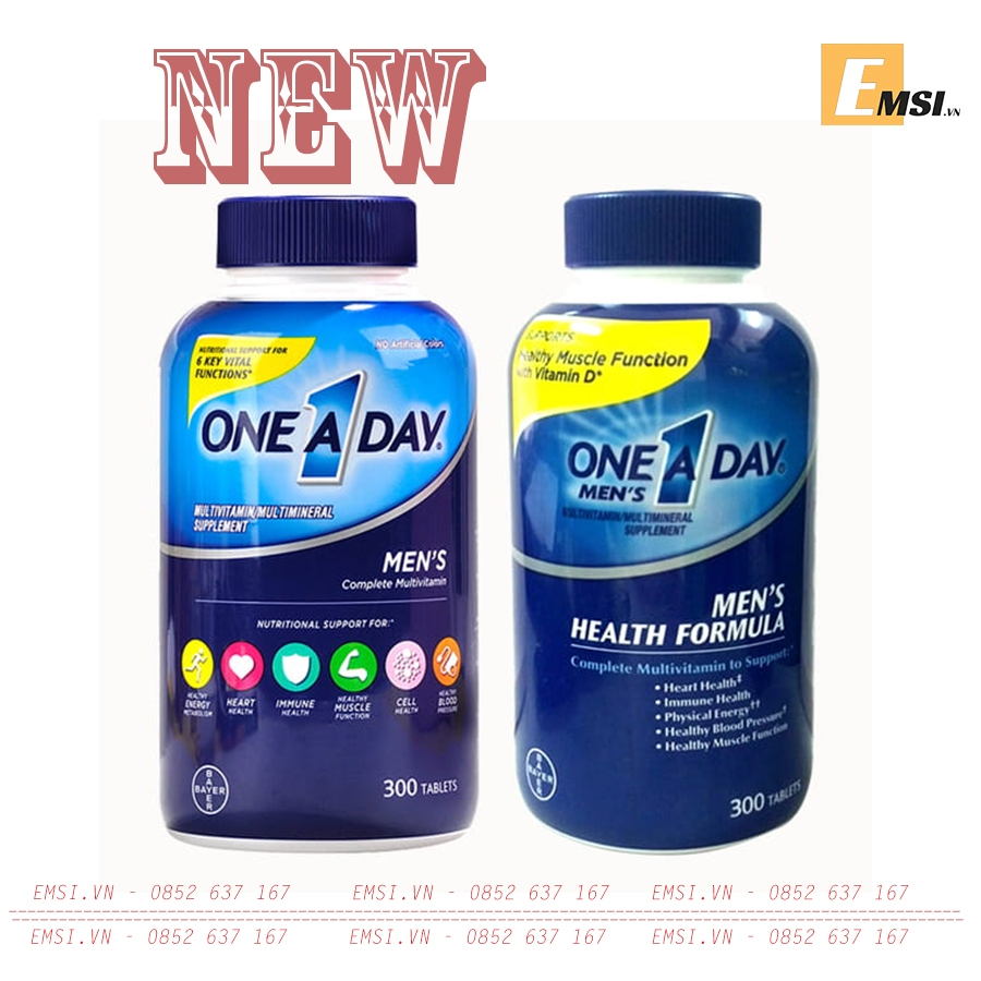 Viên Uống One A Day Men Health Formula 300 Viên Của Mỹ