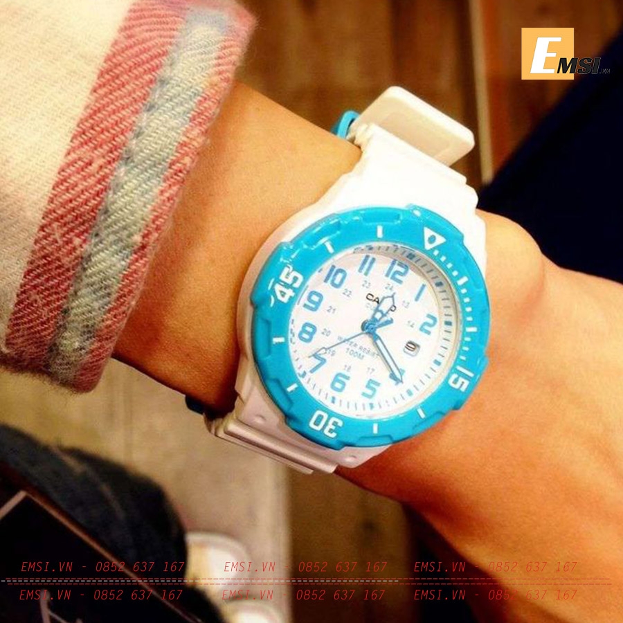 Casio LRW-200H-2B - Quartz (Pin) Dây Cao Su - Chính Hãng