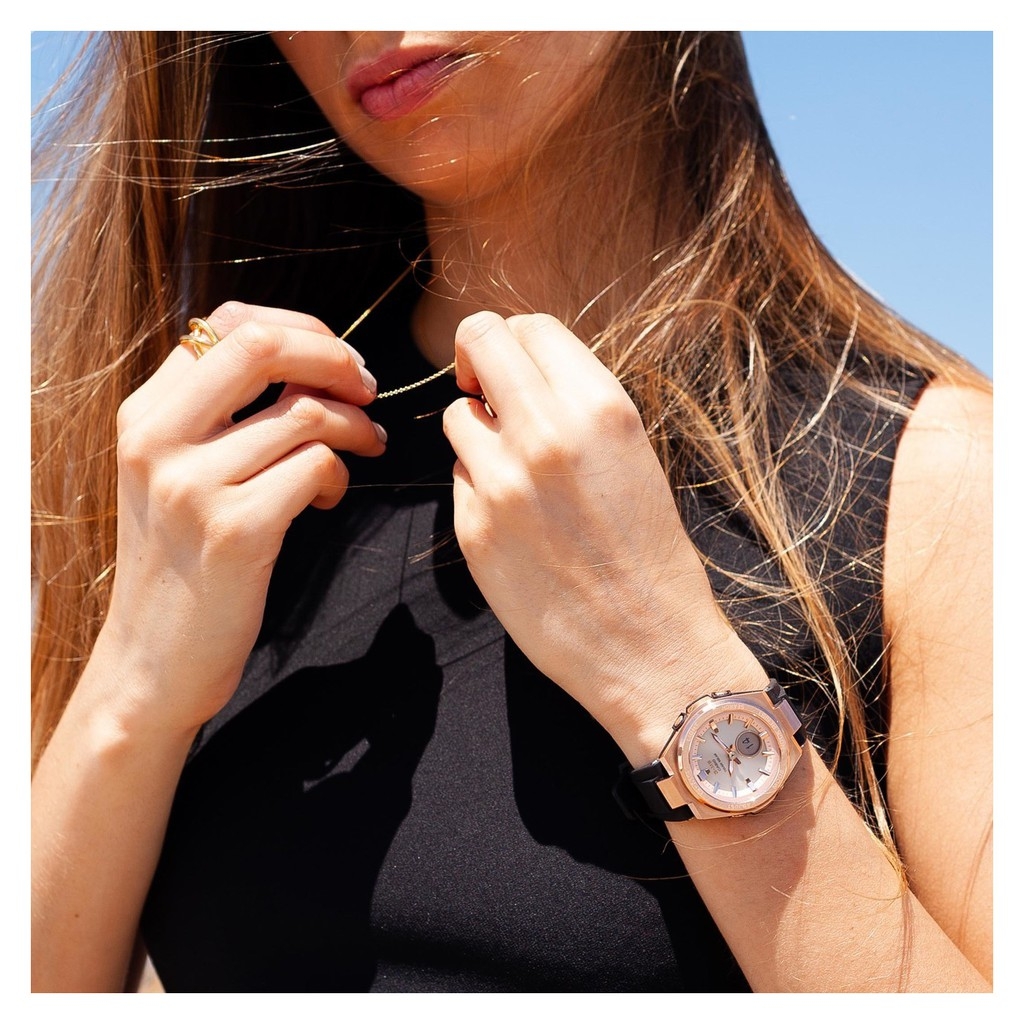 Casio MSG-S200G-1ADR - Đồng Hồ Nữ - Năng Lượng Mặt Trời - Kính Khoáng - Size Mặt 38.5mm - Bảo Hành 5 Năm - Chính Hãng