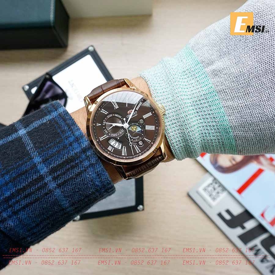 Đồng Hồ Orient Sun And Moon Gen 3 Cafe SAK00003T