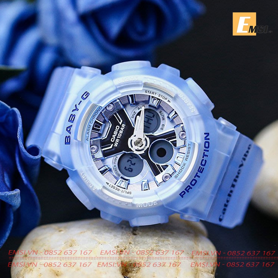 Baby-G BA-130CV-2A - Đồng Hồ Nữ - Pin / Quartz - Kính Khoáng - Size Mặt 43mm - Bảo Hành 5 Năm - Chính Hãng - Emsi.vn