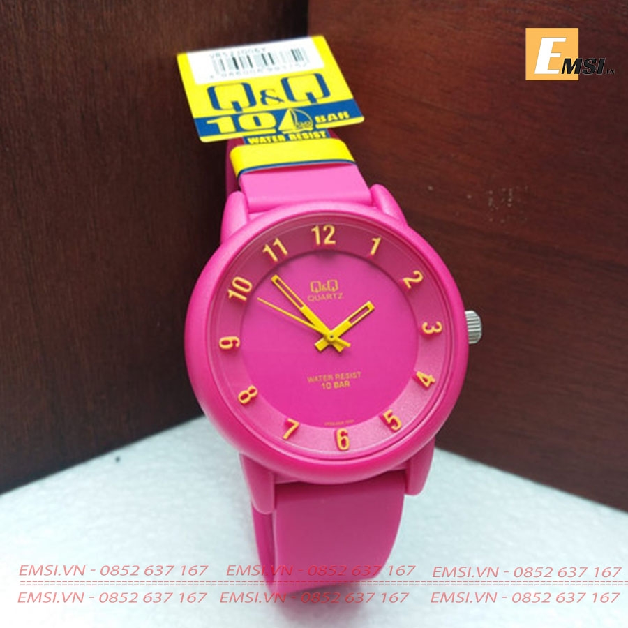 Q&Q VR52J006Y - Đồng Hồ Unisex - Pin / Quartz - Kính Khoáng - Size Mặt 41mm - Bảo Hành 5 Năm - Chính Hãng - Emsi.vn