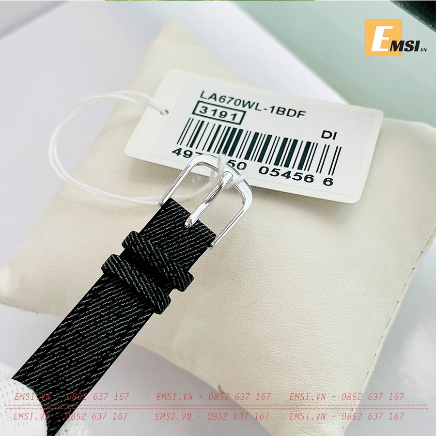 Casio LA670WL-1B - Đồng Hồ Nữ - Pin / Quartz - Kính Nhựa - Size Mặt 24.6mm EMSI.VN
