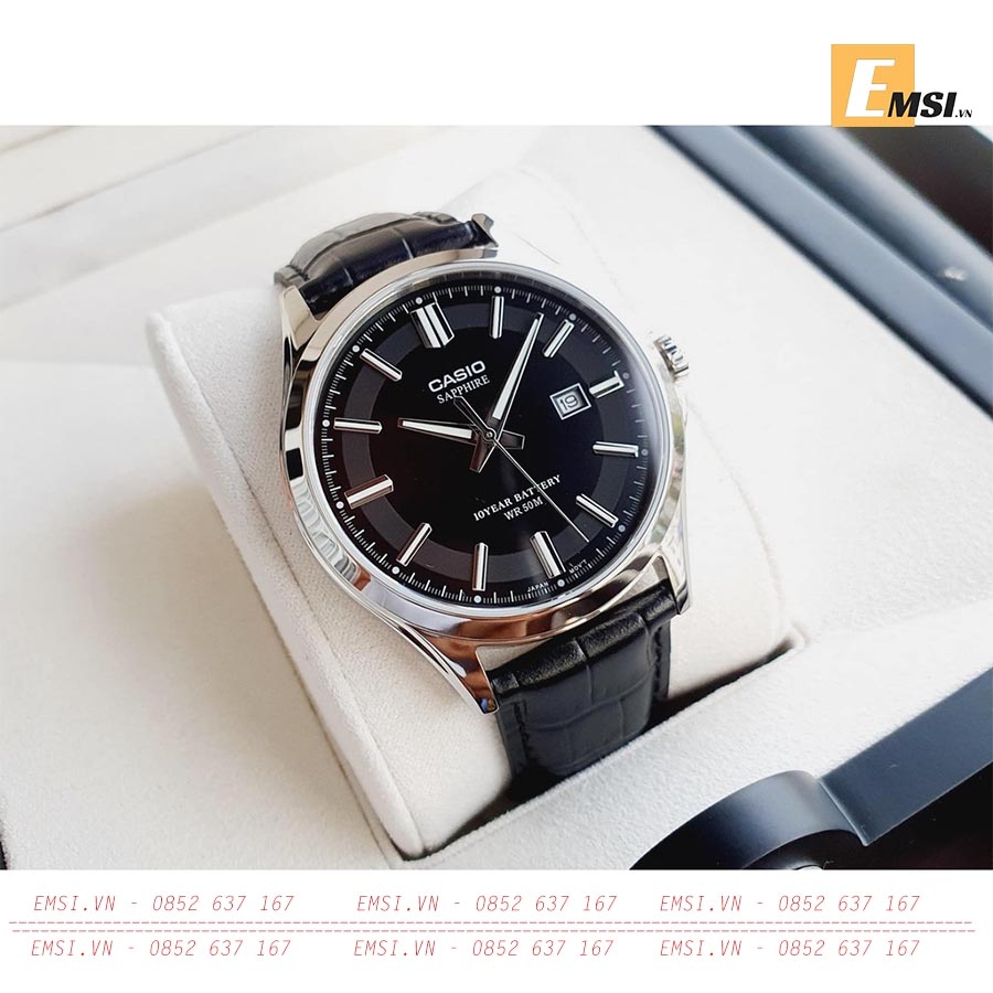 Casio MTS-100L-1AVDF - Đồng Hồ Nam - Pin / Quartz - Kính Sapphire - Size Mặt 41mm - Bảo Hành 5 Năm - Chính Hãng - Emsi.vn