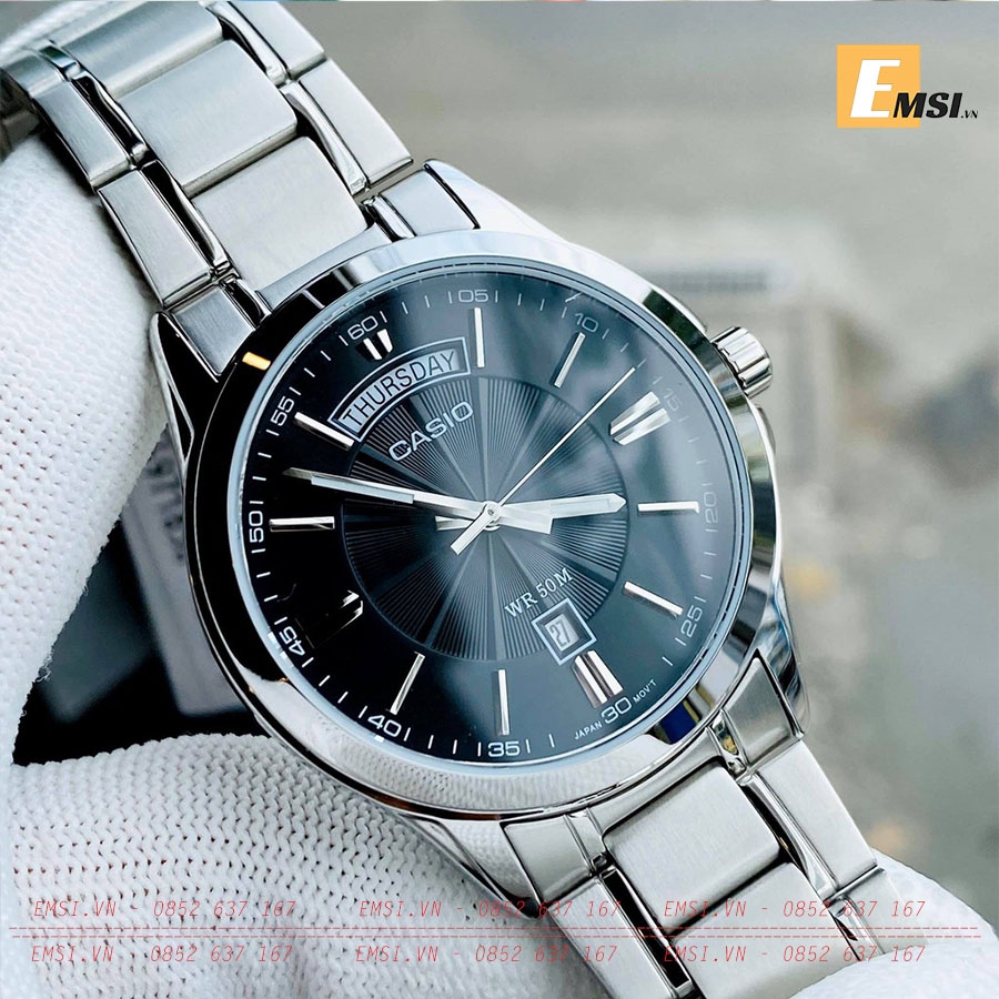 Đồng Hồ Nam Casio MTP-1381D-1AVDF Chính Hãng - Emsi.vn - Size 40