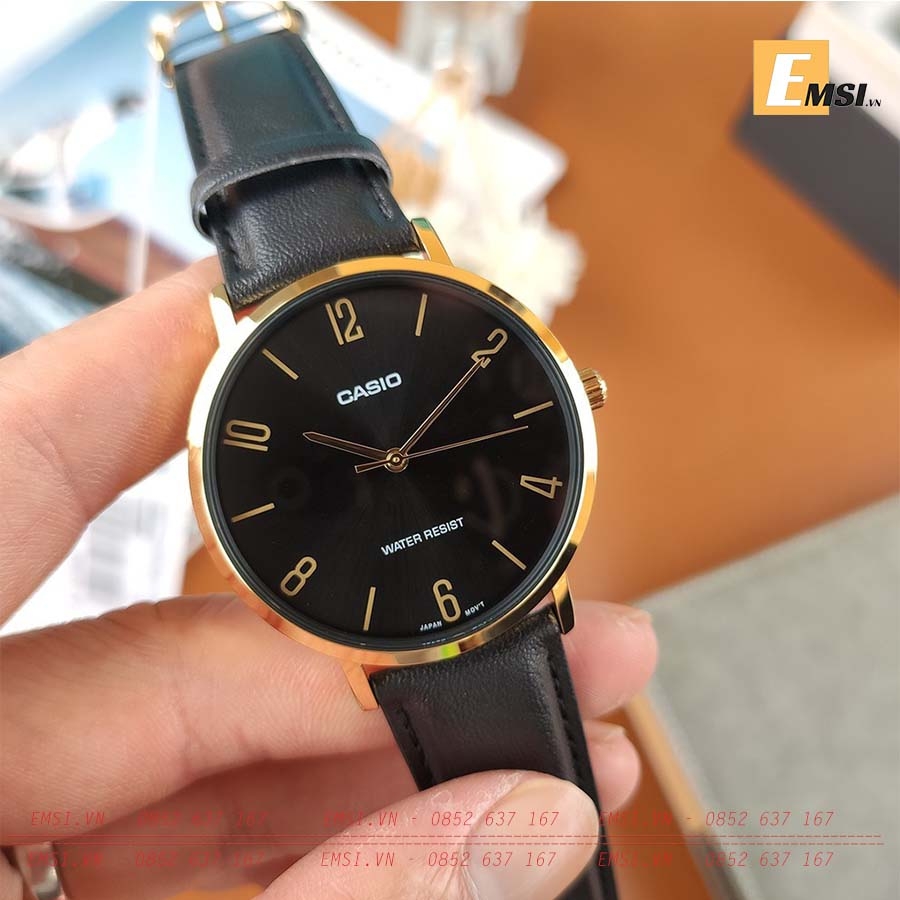 MTP-VT01GL-1B2 | Kim - Nam quý phái | Lịch lãm | Đồng hồ