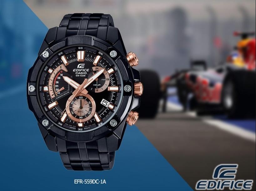 Edifice EFR-559DC-1A - Đồng Hồ Nam - Pin / Quartz - Kính Khoáng - Size Mặt 49.5mm EMSI.VN