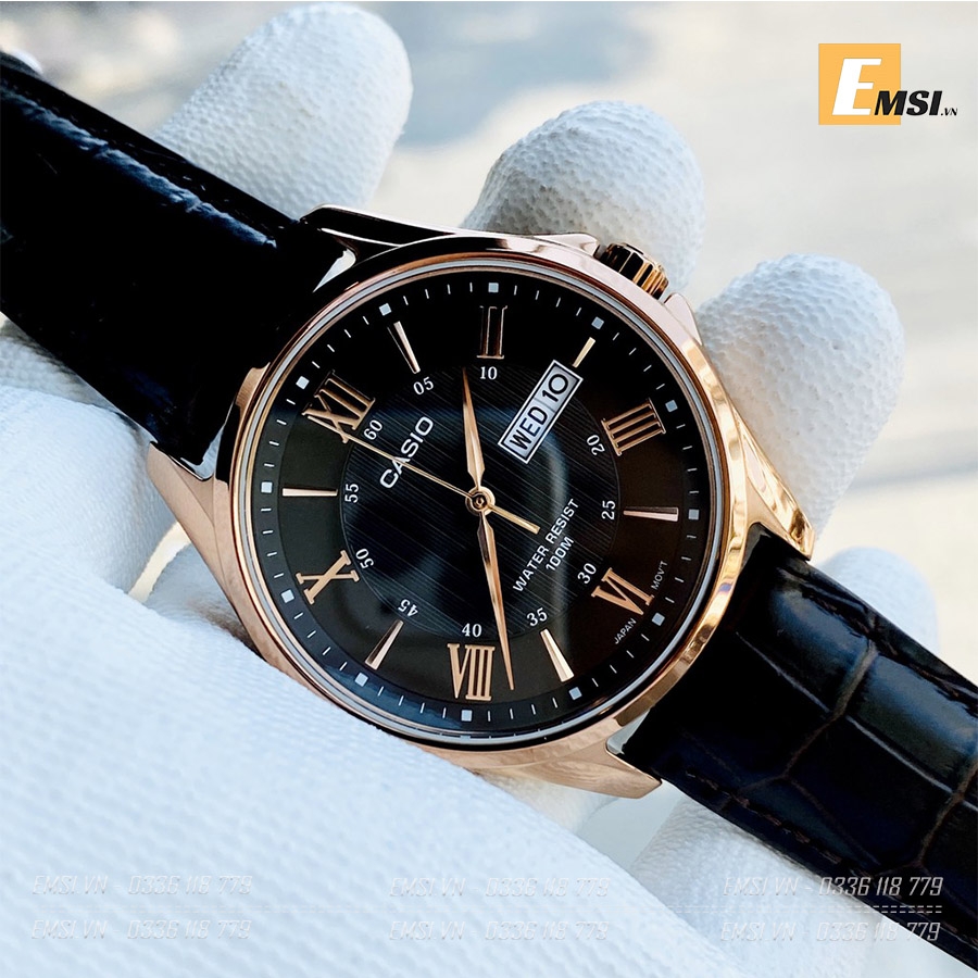 Casio MTP-1384L-1AVDF - Đồng hồ nam - Kính khoáng - Pin / Quartz - Size mặt 41mm - Bảo Hành 5 Năm - Chính Hãng - Emsi.vn