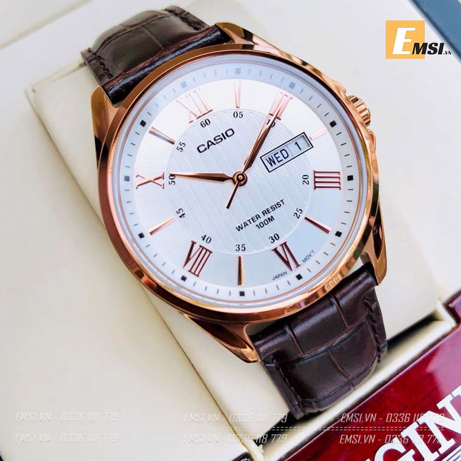 Đồng hồ Nam Casio MTP-1384L-7AVDF - HUYỀN THOẠI NAM - Đồng Hồ Casio 41mm chính hãng