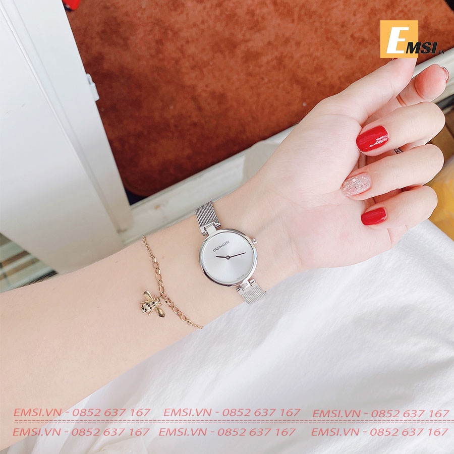 Calvin Klein K8G23126 Watch – NỮ – QUARTZ (PIN) – DÂY KIM LOẠI - Emsi.vn