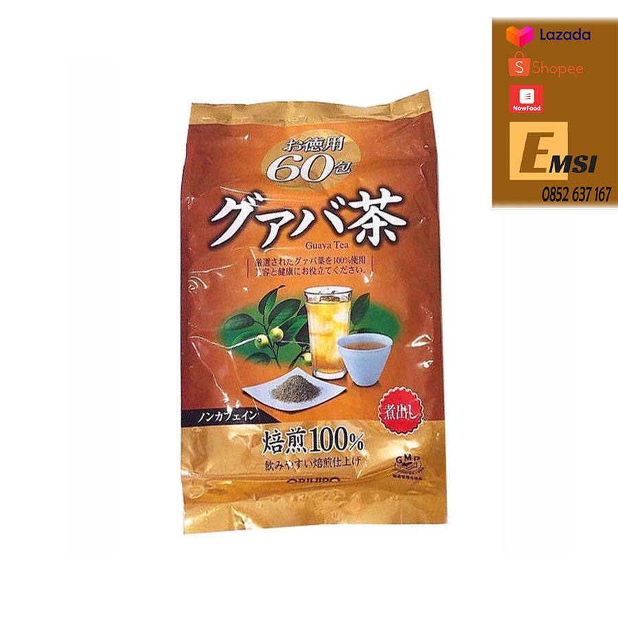 Orihiro Trà Guava Tinh Chất Lá Ổi hỗ Trợ Giảm Cân Nhật Bản 60 Túi