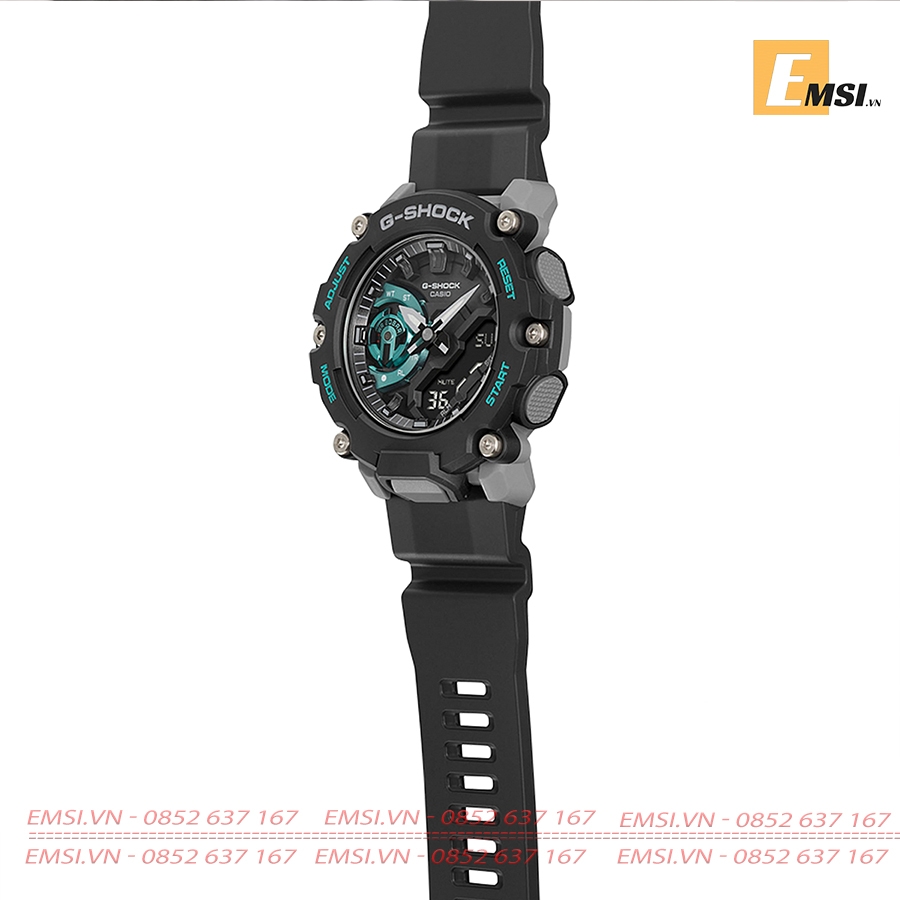 GA-2200M-1ADR | Đồng Hồ Casio | G-Shock | Nam | Dây Nhựa | Cấu Trúc Carbon | Wr20Bar - Emsi.vn