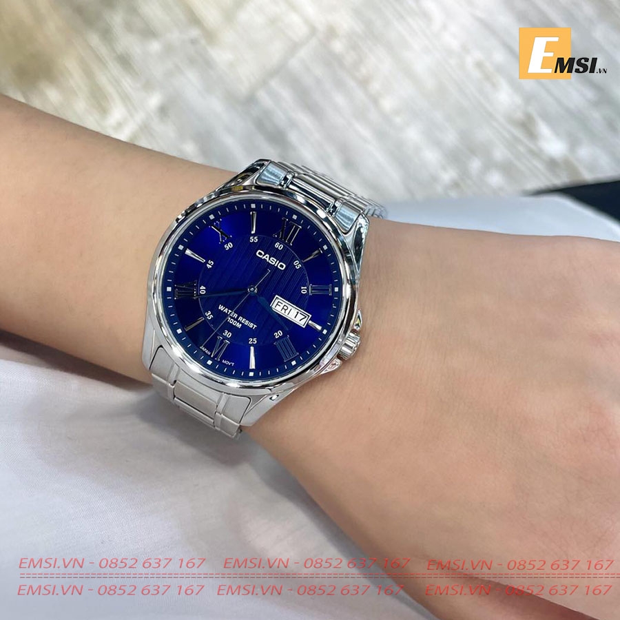 Đồng Hồ Nam Casio MTP-1384D-2A (Casio 41mm)  Chính Hãng Giá Tốt Nhất - Emsi.vn