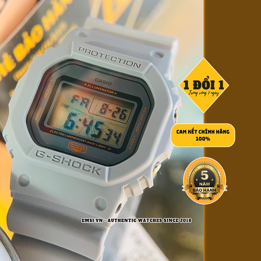 G-Shock Limited Edition DW-5600MNT-8DR - Đồng Hồ Nam - Điện Tử - Size Mặt 43mm - Kính Khoáng EMSI.VN