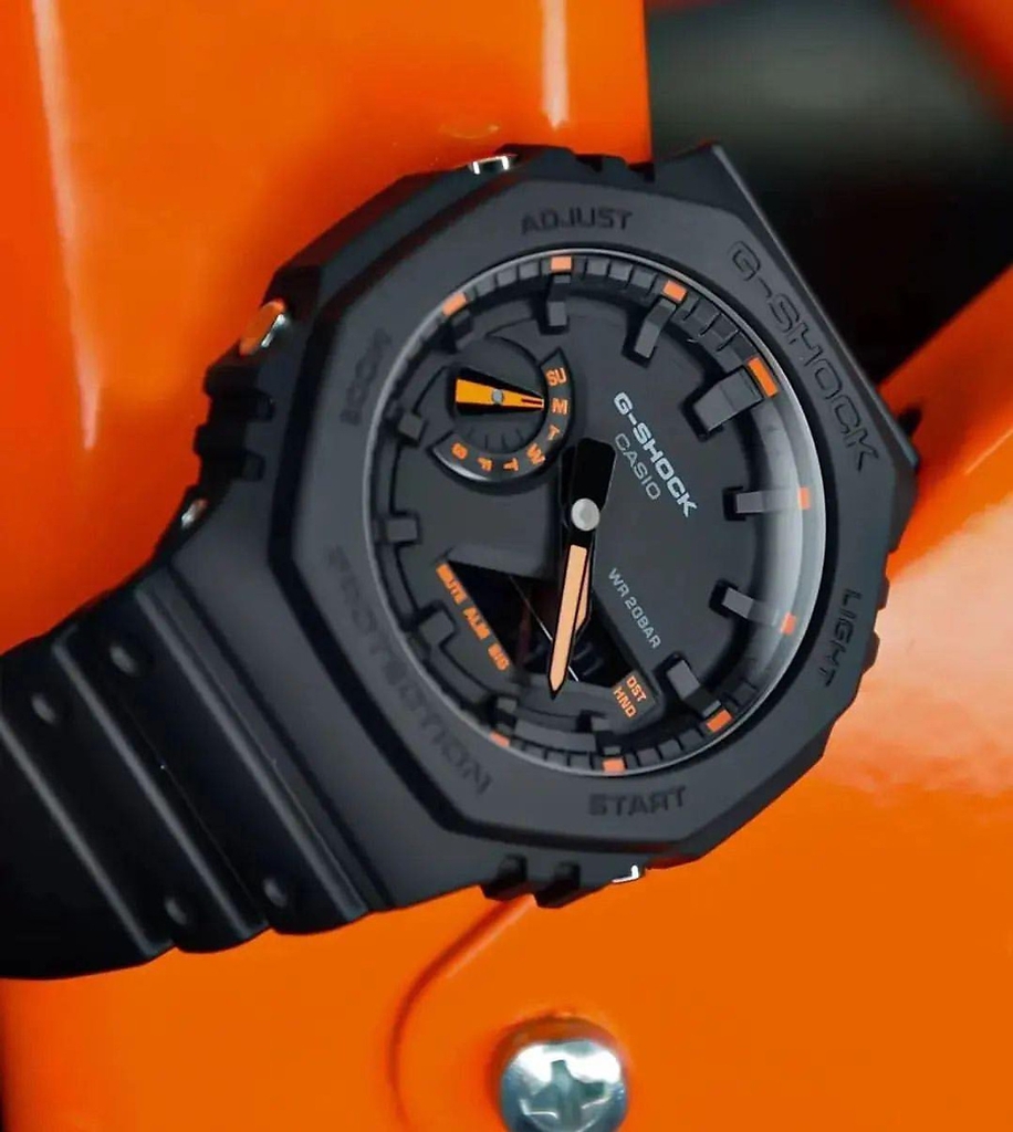 G-Shock GA-2100-1A4DR - Đồng Hồ Nam - Pin / Quartz - Kính Khoáng - Size Mặt 45.4mm - Bảo Hành 5 Năm - Chính Hãng