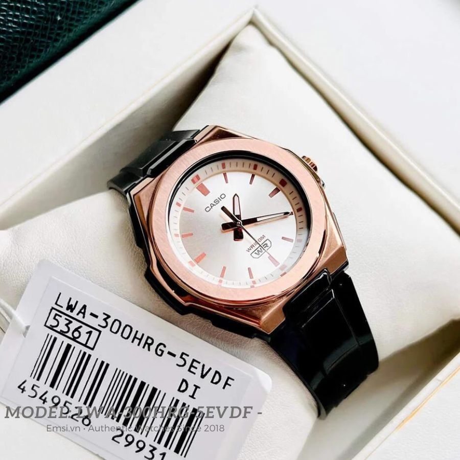Casio LWA-300HRG-5EVDF - Đồng Hồ Nữ - Pin / Quartz - Kính Nhựa - Size Mặt 42mm - Bảo Hành 5 Năm - Chính Hãng