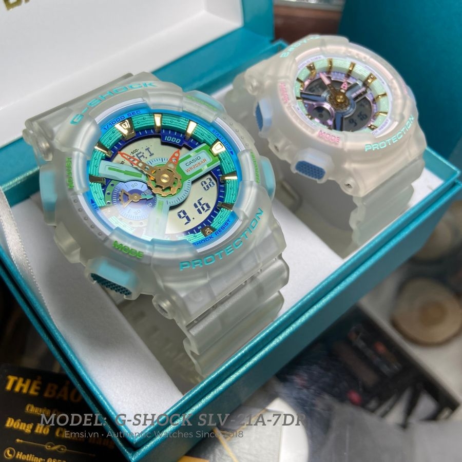 G-Shock SLV-21A-7DR - Đồng Hồ Nam - Pin / Quartz - Kính Khoáng - Size Mặt 51mm - Bảo Hành 5 Năm - Chính Hãng