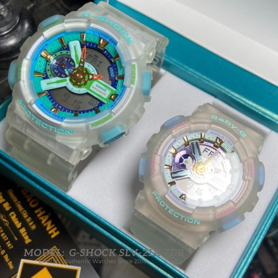 G-Shock SLV-21A-7DR - Đồng Hồ Nam - Pin / Quartz - Kính Khoáng - Size Mặt 51mm - Bảo Hành 5 Năm - Chính Hãng