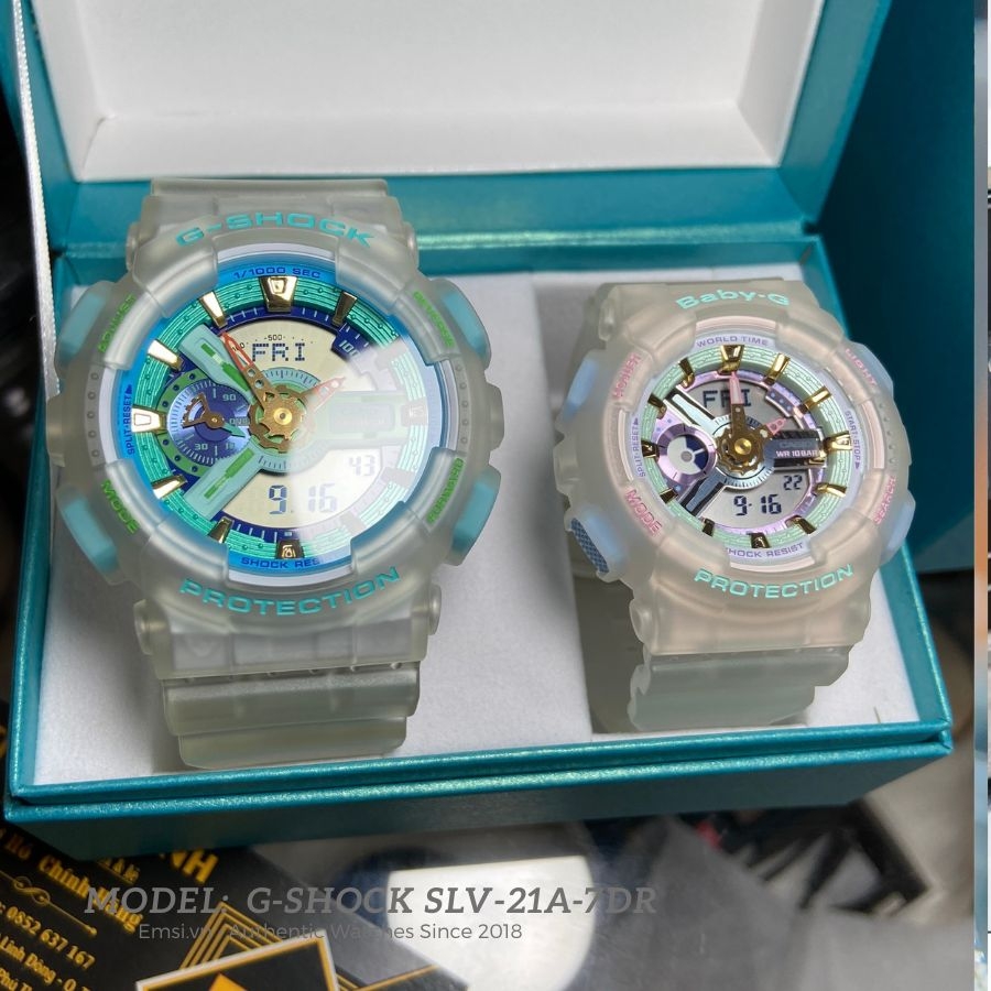 G-Shock SLV-21A-7DR - Đồng Hồ Nam - Pin / Quartz - Kính Khoáng - Size Mặt 51mm - Bảo Hành 5 Năm - Chính Hãng