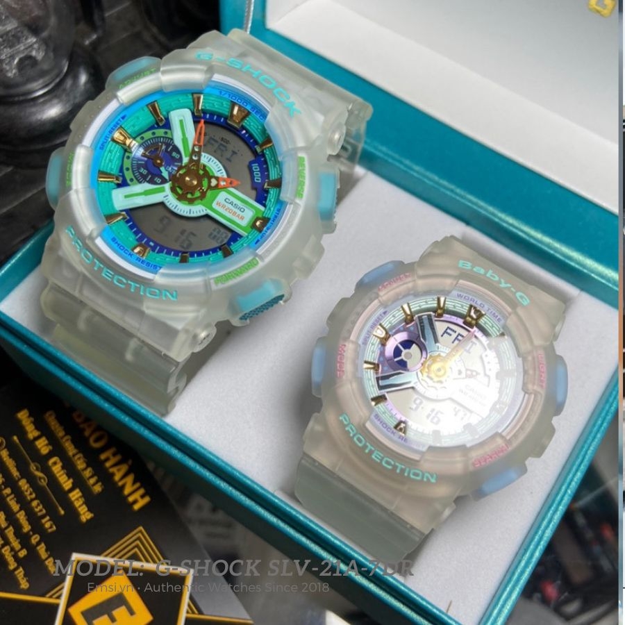 G-Shock SLV-21A-7DR - Đồng Hồ Nam - Pin / Quartz - Kính Khoáng - Size Mặt 51mm - Bảo Hành 5 Năm - Chính Hãng
