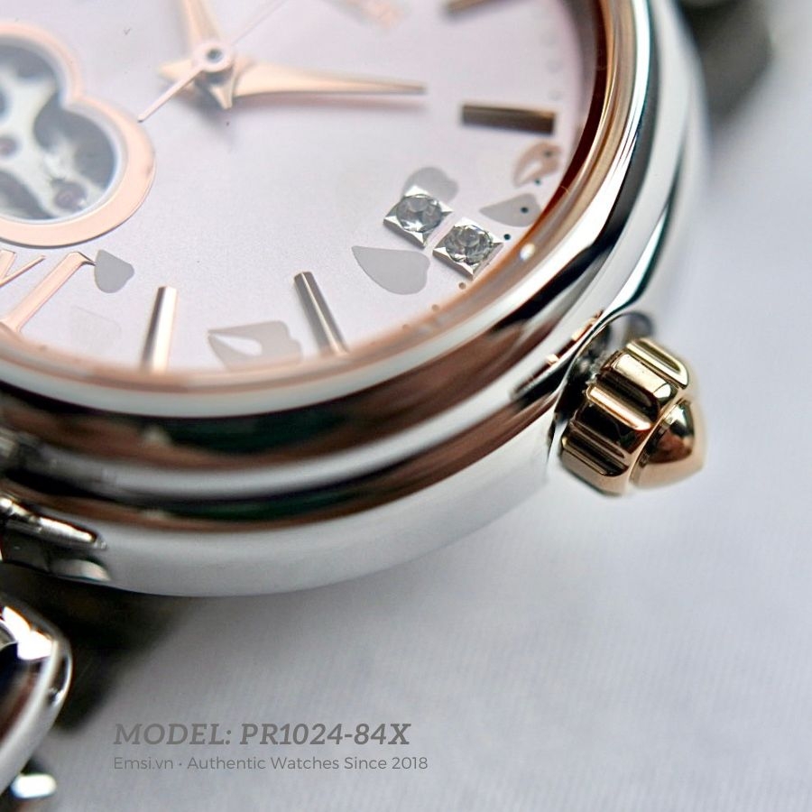 Đồng Hồ Citizen PR1024-84X Nữ Máy Cơ Kính Sapphire 28mm - KÍNH SAPPHIRE- Hàng Hiếm