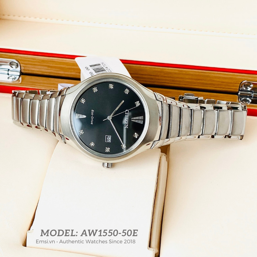 Citizen AW1550-50E - Đồng Hồ Nam - Eco Drive - Kính Khoáng - Size Mặt 40mm - Bảo Hành 5 Năm - Chính Hãng