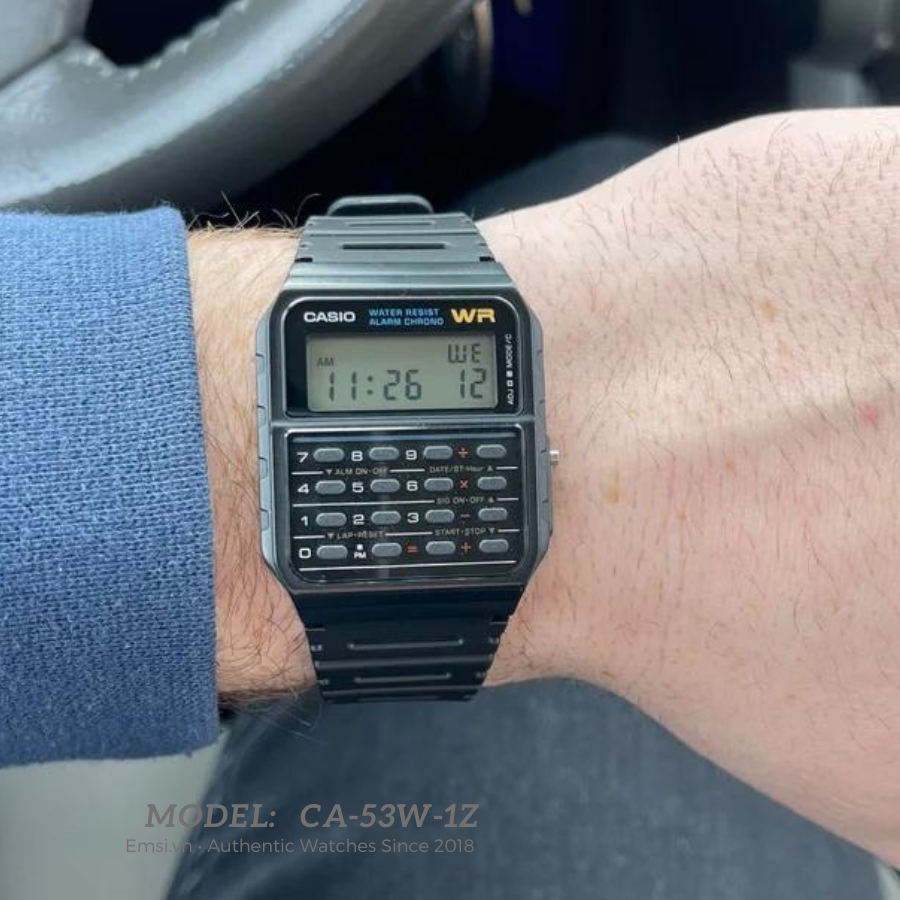 ĐỒNG HỒ CASIO CA-53W-1Z Điện tử - Có máy tính