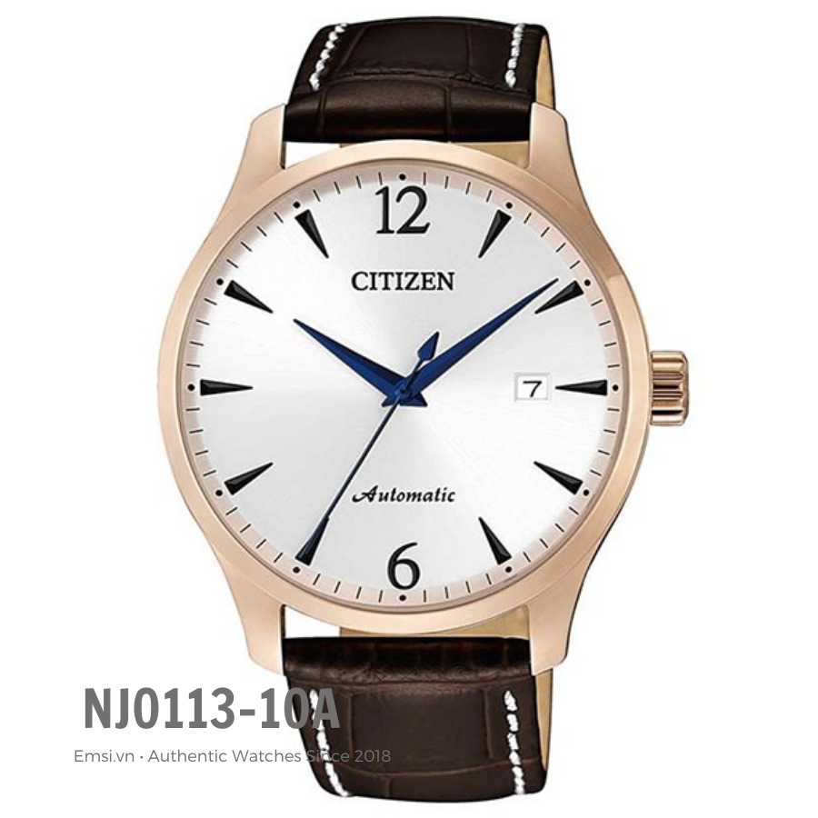 Citizen NJ0113-10A - Đồng Hồ Nam - Cơ - Automatic - Kính Khoáng - Size Mặt 40mm - Bảo Hành 5 Năm - Chính Hãng