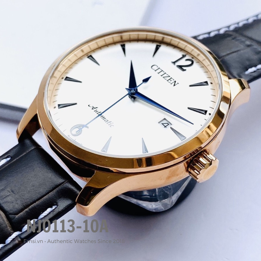 Citizen NJ0113-10A - Đồng Hồ Nam - Cơ - Automatic - Kính Khoáng - Size Mặt 40mm - Bảo Hành 5 Năm - Chính Hãng