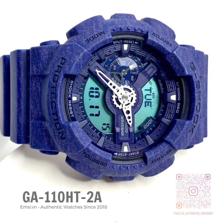 G-SHOCK GA-110HT-2A - Đồng Hồ Nam - Điện Tử - Kính Nhựa - Size Mặt 51.2mm EMSI.VN