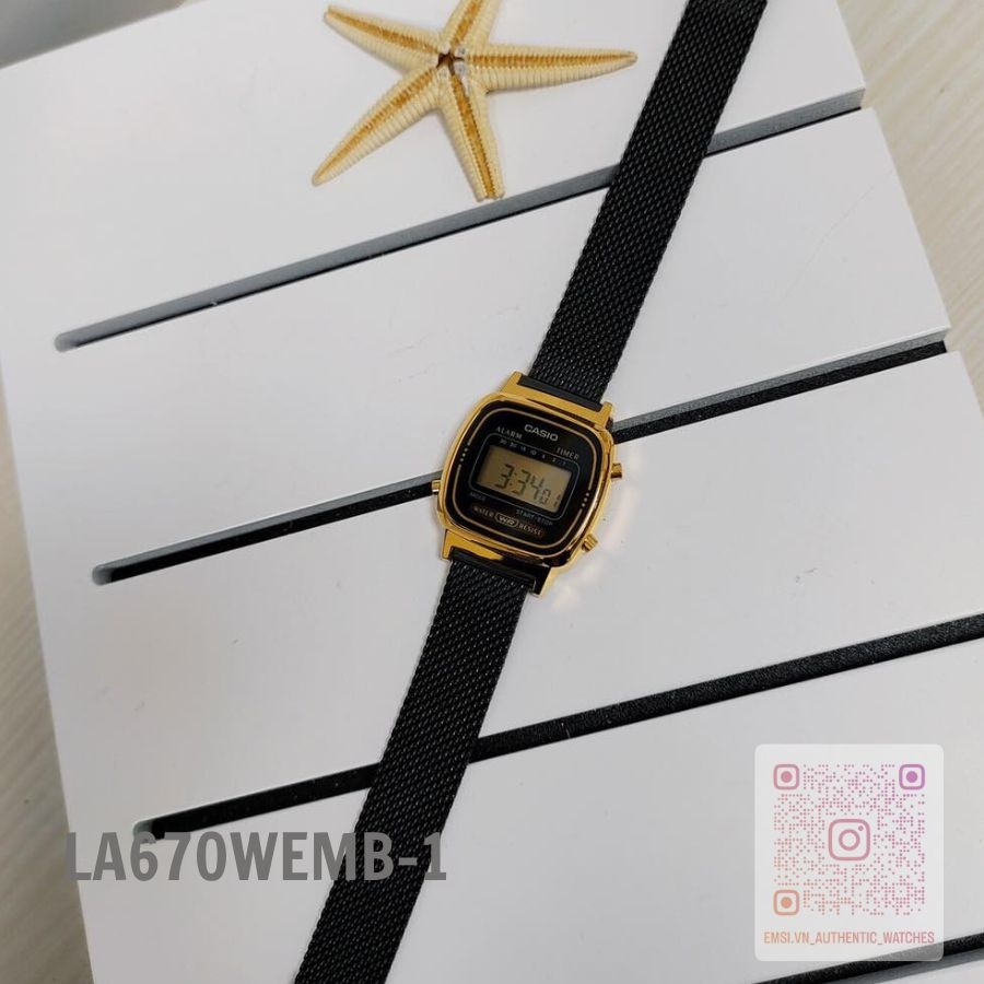 Casio LA670WEMB-1 - Đồng Hồ Nữ - Điện Tử - Size Mặt 24.6mm EMSI.VN