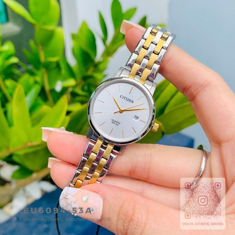 Citizen EU6094-53A - Đồng Hồ Nữ - Pin / Quartz - Kính Khoáng - Size Mặt 28mm - Bảo Hành 5 Năm - Chính Hãng