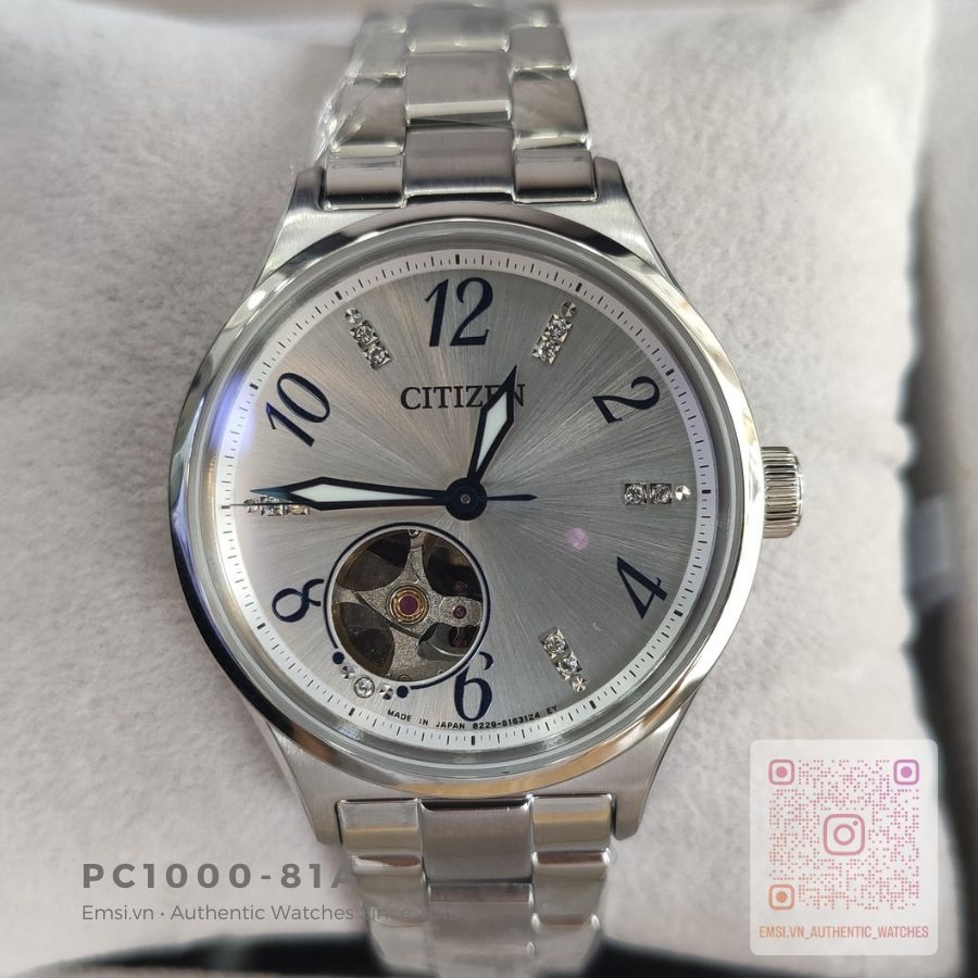 Citizen PC1000-81A - Đồng Hồ Nữ - Cơ - Automatic - Kính Sapphire - Size Mặt 34mm - Bảo Hành 5 Năm - Chính Hãng