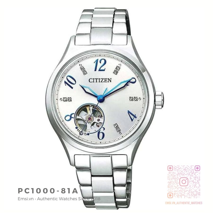 Citizen PC1000-81A - Đồng Hồ Nữ - Cơ - Automatic - Kính Sapphire - Size Mặt 34mm - Bảo Hành 5 Năm - Chính Hãng