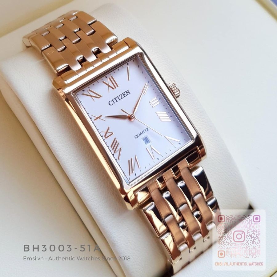 Citizen BH3003-51A - Đồng Hồ Nam - Pin / Quartz - Kính Khoáng - Size Mặt 30mm - Bảo Hành 5 Năm - Chính Hãng