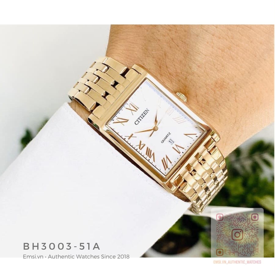 Citizen BH3003-51A - Đồng Hồ Nam - Pin / Quartz - Kính Khoáng - Size Mặt 30mm - Bảo Hành 5 Năm - Chính Hãng