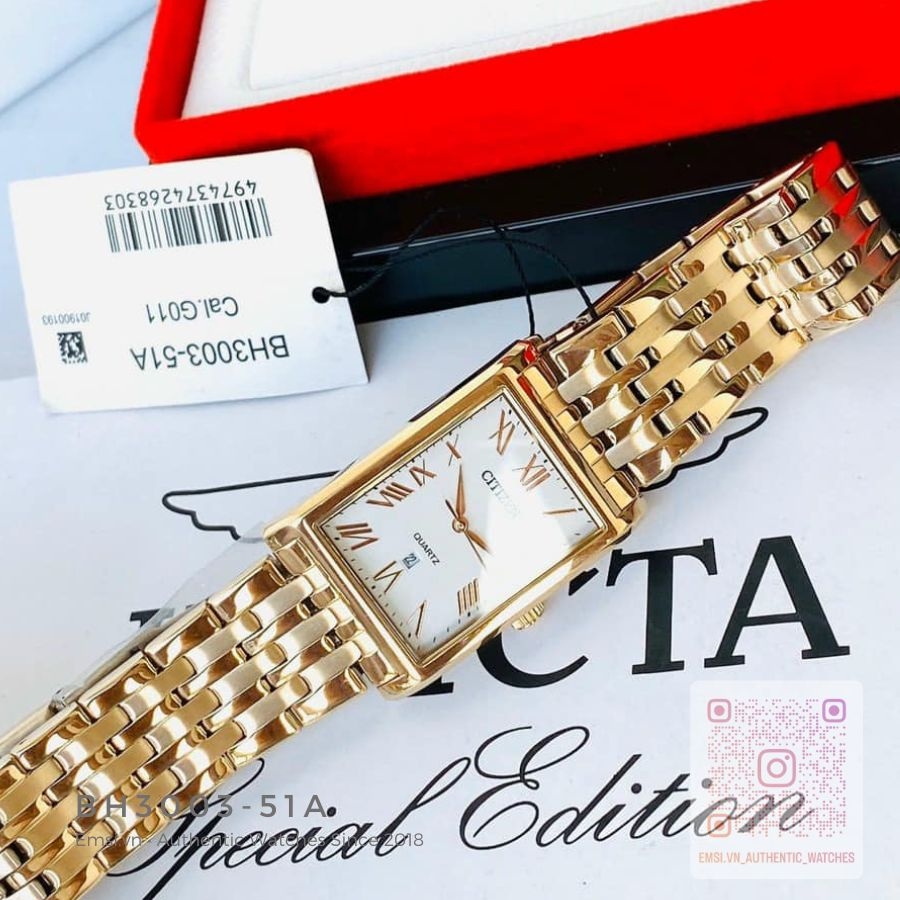 Citizen BH3003-51A - Đồng Hồ Nam - Pin / Quartz - Kính Khoáng - Size Mặt 30mm - Bảo Hành 5 Năm - Chính Hãng