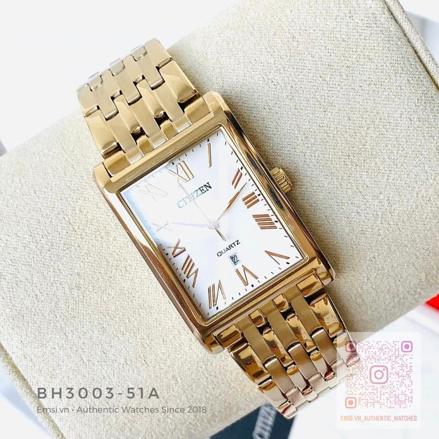 Citizen BH3003-51A - Đồng Hồ Nam - Pin / Quartz - Kính Khoáng - Size Mặt 30mm - Bảo Hành 5 Năm - Chính Hãng