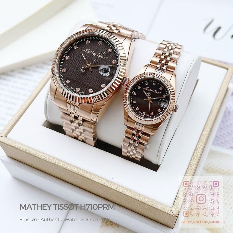 Mathey Tissot H710PRM - Đồng Hồ Nam - Pin / Quartz - Kính Khoáng - Size Mặt 40mm  - Đồng Hồ Chính Hãng