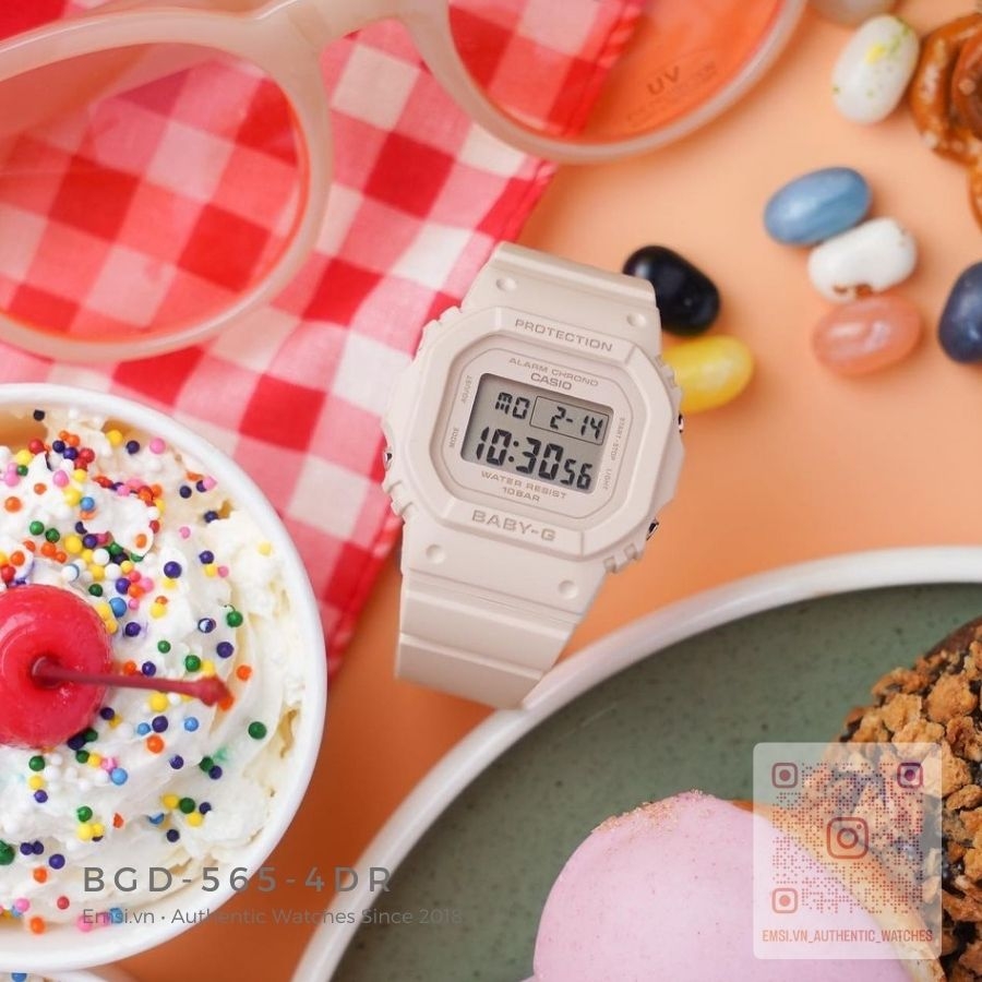 BGD-565-4DR | Đồng Hồ Casio | Baby-G | Nữ | Dây Nhựa - Đồng hồ nữ