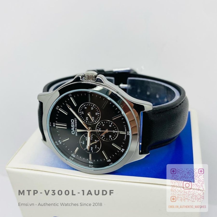 Casio MTP-V300L-1AUDF - Đồng Hồ Nam - Pin / Quartz - Kính Khoáng - Size Mặt 41.5mm - Bảo Hành 5 Năm - Chính Hãng