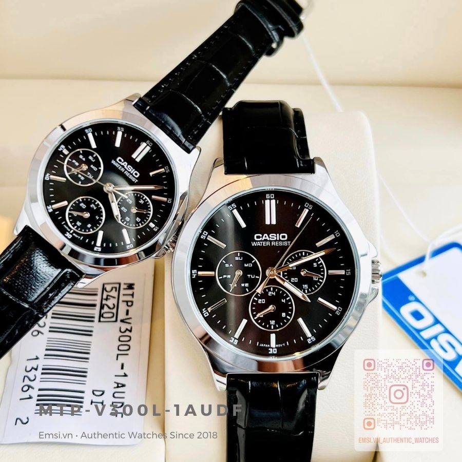 Casio MTP-V300L-1AUDF - Đồng Hồ Nam - Pin / Quartz - Kính Khoáng - Size Mặt 41.5mm - Bảo Hành 5 Năm - Chính Hãng