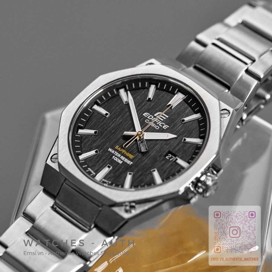Casio Edifice EFR-S108D-1AVUDF - Đồng Hồ Nam - Pin/Quartz - Kính Sapphire - Size Mặt 40mm