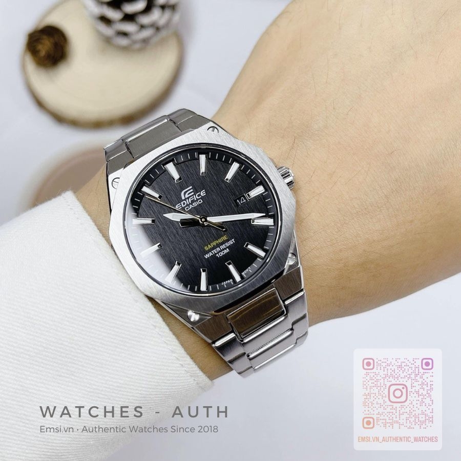 Casio Edifice EFR-S108D-1AVUDF - Đồng Hồ Nam - Pin/Quartz - Kính Sapphire - Size Mặt 40mm