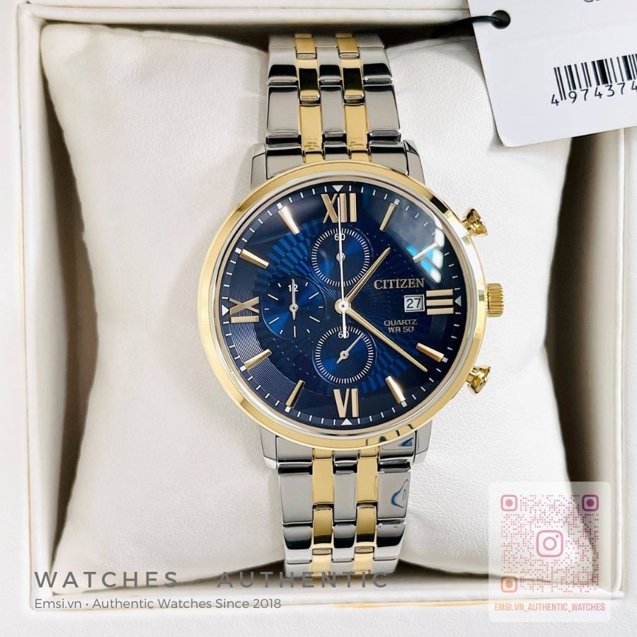 Citizen AN3616-75L - Đồng Hồ Nam - Pin/Quartz - Kính Khoáng - Size Mặt 41mm EMSI.VN