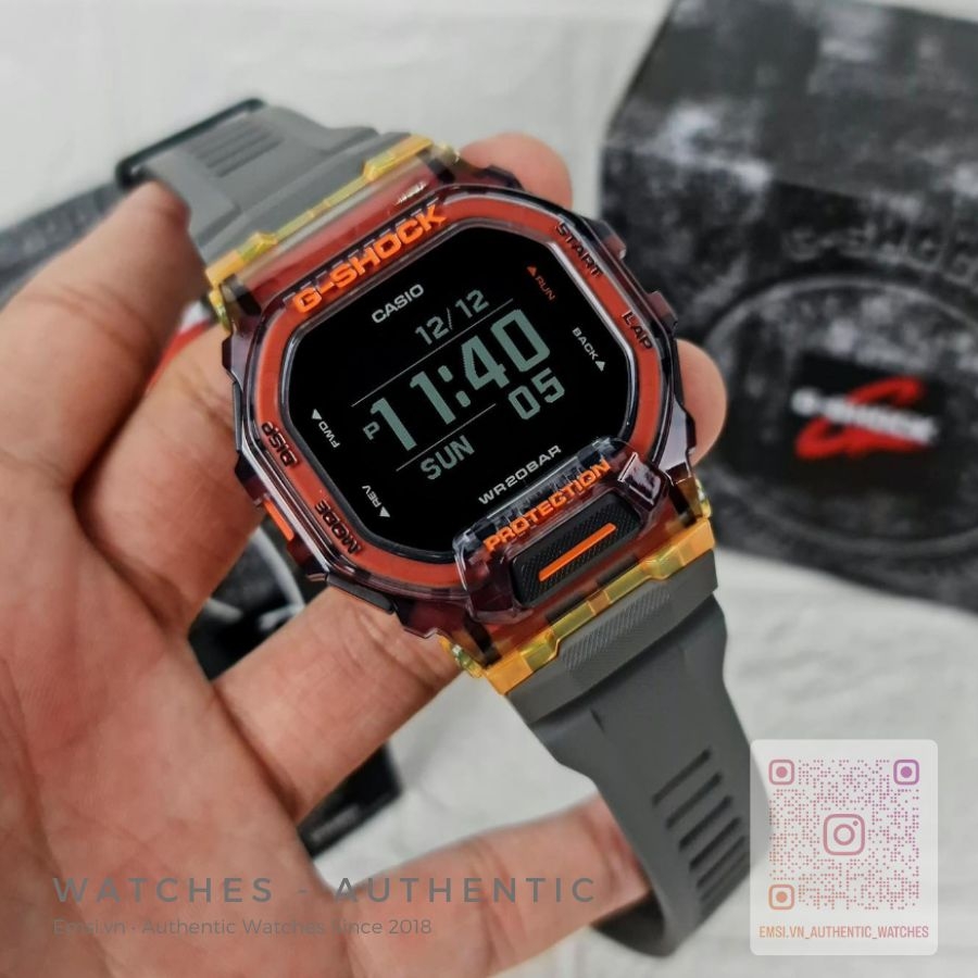 G-Shock GBD-200SM-1A5DR - Đồng Hồ Nam - Điện Tử - Kính Khoáng - Size Mặt 46mm - Bảo Hành 5 Năm - Chính Hãng - Emsi.vn