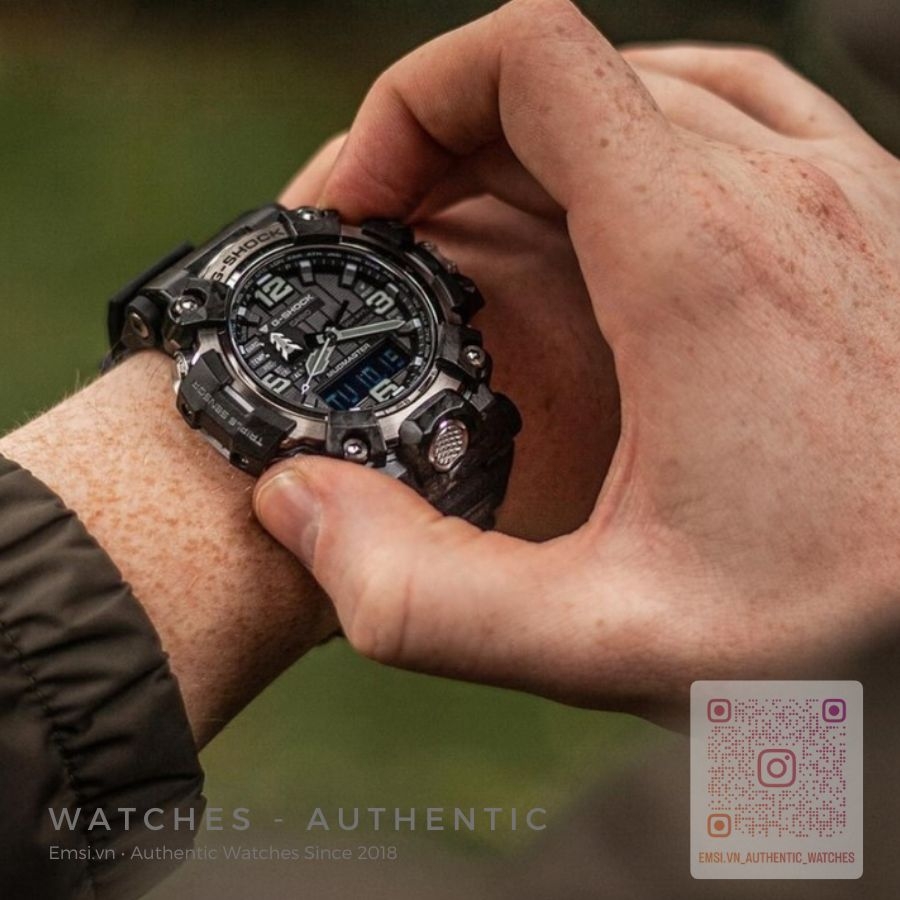 Casio G-Shock GWG-2000-1A1DR - Đồng Hồ Nam - Năng Lượng Mặt Trời - Kính Sapphire - Size Mặt 54mm - Bảo Hành 5 Năm - Chính Hãng