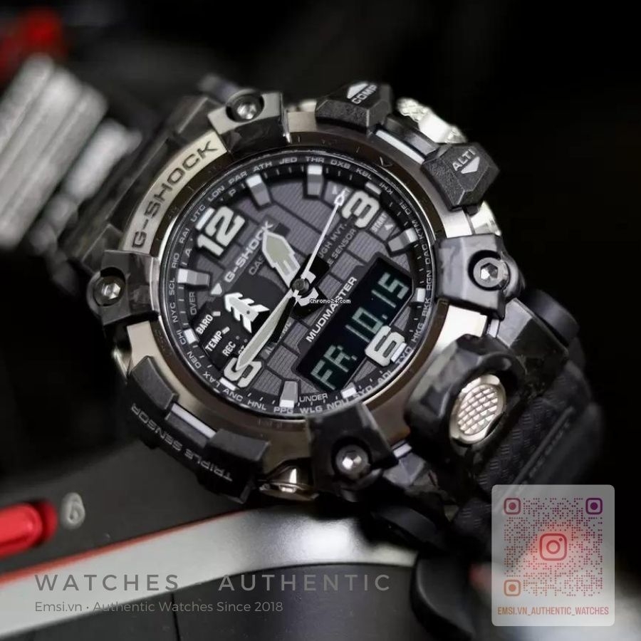 Casio G-Shock GWG-2000-1A1DR - Đồng Hồ Nam - Năng Lượng Mặt Trời - Kính Sapphire - Size Mặt 54mm - Bảo Hành 5 Năm - Chính Hãng