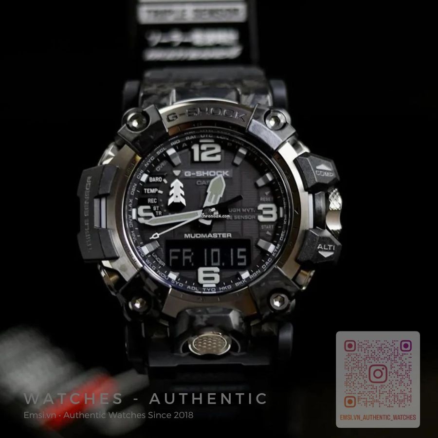 Casio G-Shock GWG-2000-1A1DR - Đồng Hồ Nam - Năng Lượng Mặt Trời - Kính Sapphire - Size Mặt 54mm - Bảo Hành 5 Năm - Chính Hãng